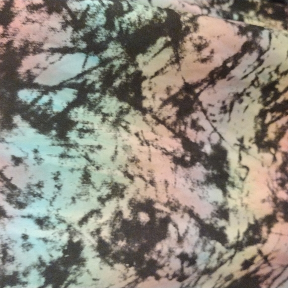 Honey & Lace Tye Dye Multi Color Short Sleeve Midi Dress - Picture 5 of 7